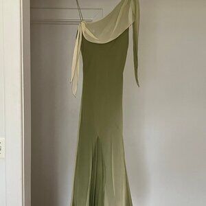 100% Silk Dina Bar-El Y2K prom dress
